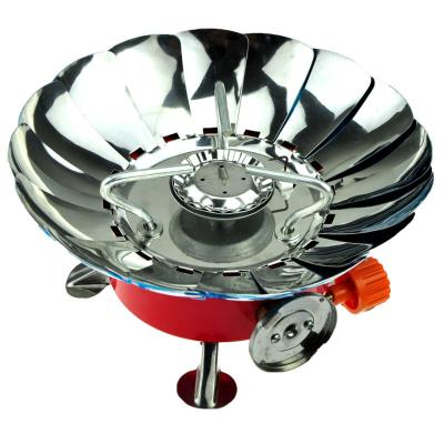 China Copper and Stainless Steel Alloy Outdoor Camp Equipment Portable Gas Stove Cooker Raising Stove for sale