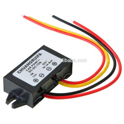 China High Quality Waterproof DC/DC Converter 12V Step Down to 5V 3A 15W Power Supply Module for sale