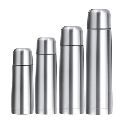 China 350/500/750/1000ml PORTABLE Bullet Logo Water Bottles Double Wall Stainless Steel Customized Vacuum Flasks for sale