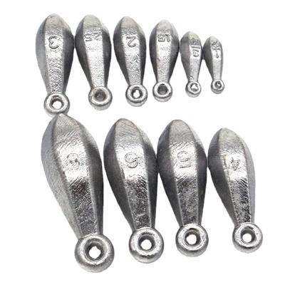 China Lead Wholesale  Price Small Quantities Reef Sinker Bank Sinkers Fishing Weights for sale