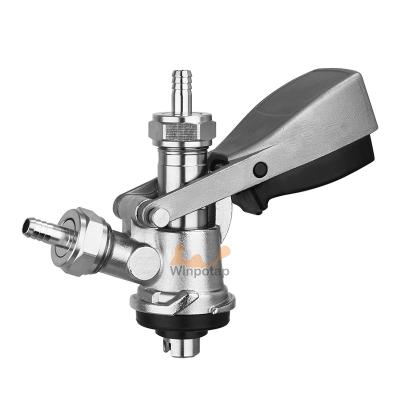 China Sustainable Draft Beer Equipment Dispense Head S System Keg Connector for sale