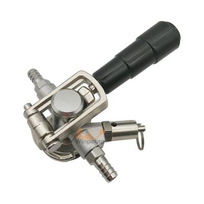 China Short type low profile S/D type keg connector stainless steel sankey keg viable dispenser beer coupler with safety valve for sale