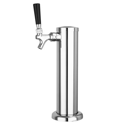 China Beer Bar & Brewery & Restaurant 3 Inch Tower Beer Draft USA Standard Beer Column One Way Beer Dispenser for sale