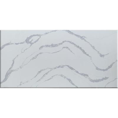 China Modern White Quartz Countertops Artificial For Kitchen Countertops Quartz Stone Slabs for sale