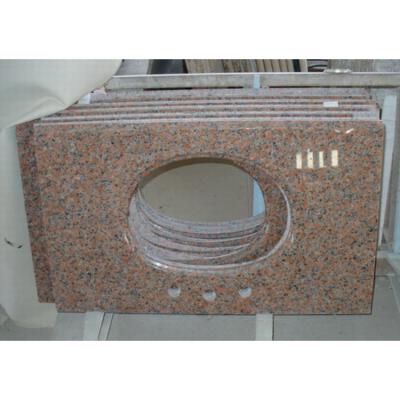 China Modern Factory Customized Granite Countertops Bathroom Vanity Top for sale