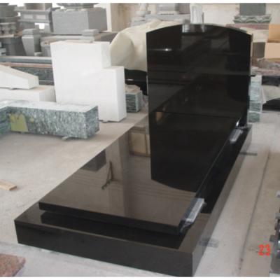 China Modern Low Price China Gray G603 Granite Edge Headstone Muslim Headstone Register Headstone for sale