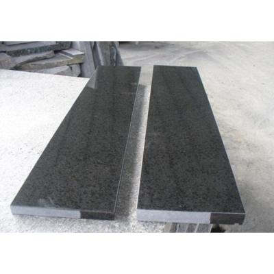 China Modern Granite Tile Step Stone Stair Block Black Gray Paving Stone Granite Natural Polished Graphic Design for sale