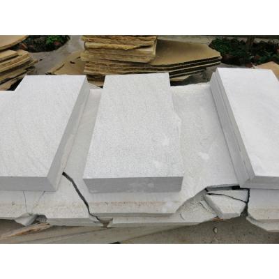 China Lightweight/High Level Factory Price Good Quality Simulation Gray Sandstone Slab And White Tile For Sale for sale