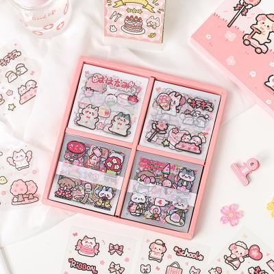 China Decorative sticker 100 piece cartoon decorative stickers / sticker creative cute fashion box for sale