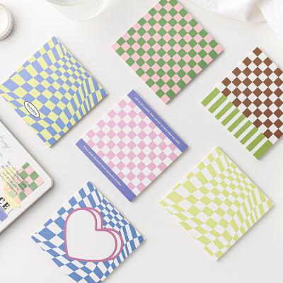 China Notepad Creative Decoration Notepad Loose Leaf Grid Sticky Note for sale