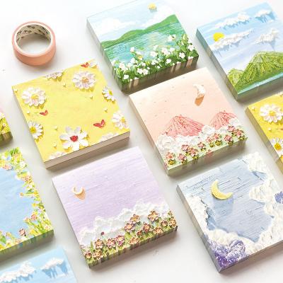 China 100 piece notepad beautiful sticky note creative notepads for sale