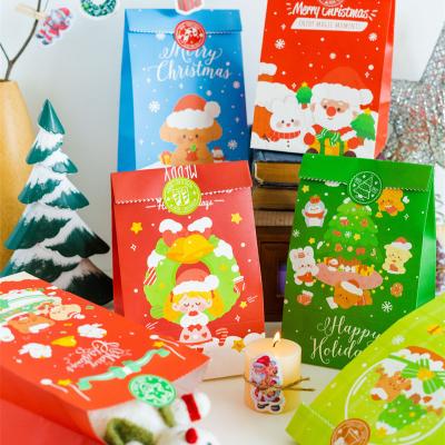 China Newest Cute Cute Cartoon Paper Bag Christmas Series Carrier Bags Cute Gift Packaging Bag for sale