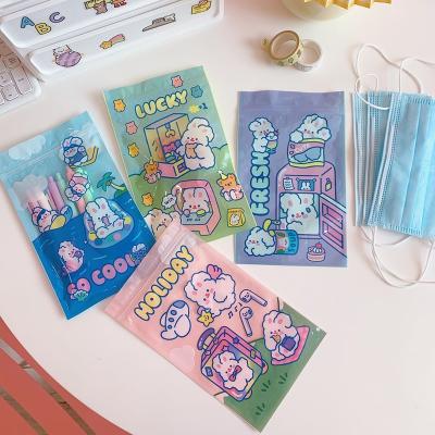 China Lovely Valve Moisture-proof Cute Bag Storage Bag Gift Cartoon Rabbit Packing Bag for sale