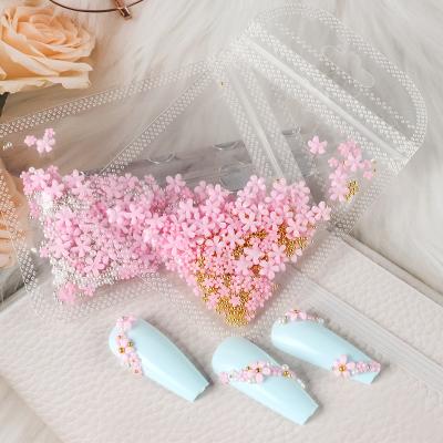 China Acrylic Nail Art Accessories Decoration Flower Nail Fashion Popular Nail Patch for sale