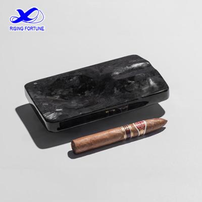 China Rectangular Black Marble Cigar Ashtray Cigar Ashtray For Home And Office Custom Ashtray for sale