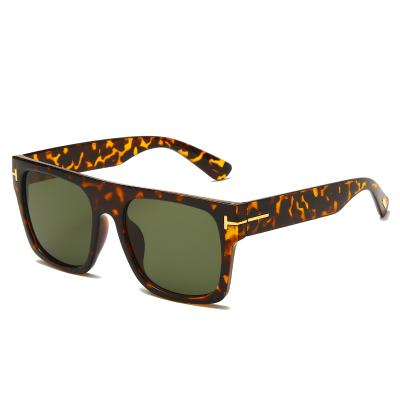 China Custom Vendor Shades Men Square Sunglasses Women Oversized Eyewear Leopard Fashion Sunglasses 2020 Purple for sale