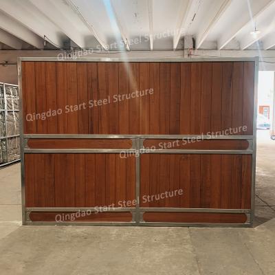 China Heavy Duty Bamboo Farms Horse Equipment Stable Stalls Box Side Panels for sale