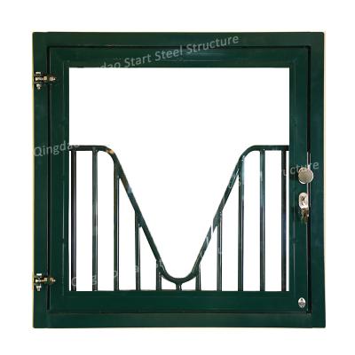 China Beautiful Durable Equine Equipment 1m*1m HDG Or Dutch Powder Coated Horse Barn Window for sale