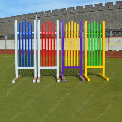 China Aluminum; Wood ; Plastic; Solid Pvc Equestrian Products Horse Obstacle In Demonstration Jumping Competition for sale