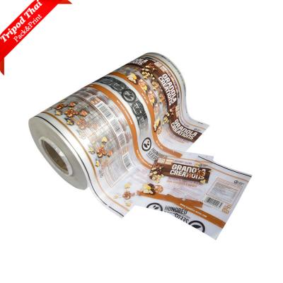 China Safety Wholesale Printing Plastic Sheet For Automatic Packing Machine Aluminum Foil PET PE OPP Roll for sale