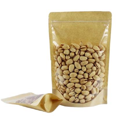 China Wholesale Zipper Kraft Barrier Food Packaging Resealable Food Packaging Bags For Tea for sale