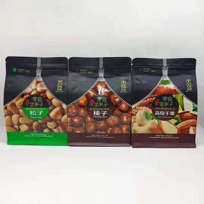 Chine Moisture Proof Recyclable Zipper Aluminum Foil Flat Bottom Pouch Bag Food Packaging Doypack Plastic Pouch à vendre