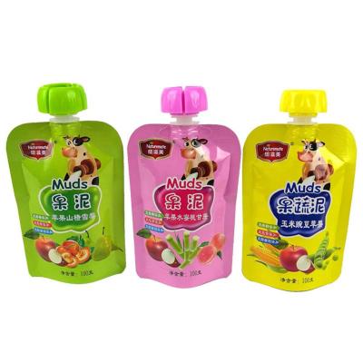 China Wholesale Fruit Holder Drinkware Moisture Proof Juice Packaging Bag Drinking Pouch Pouch Plastic Bag With Spout for sale