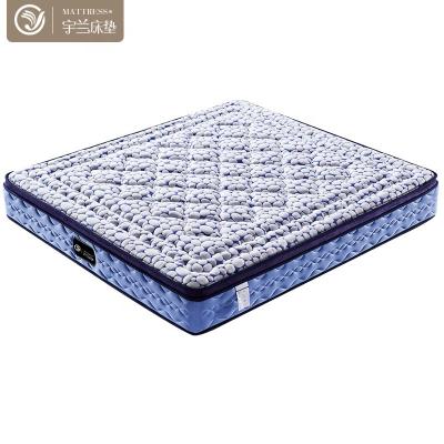 China Foldable Luxury Hotel Bedroom Memory French Natural Latex Foam Single Double King Queen Size Bed Mattress for sale