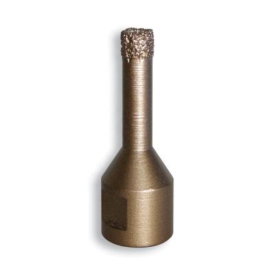 China Masonry Ceramic Drilling HCP Drilling Vacuum Diamond Drill Bit Diamond Welded Core Bit Hole Saw For Ceramic Tile Marble Stone Brick Porcelain Fiberboard VBCB 10 for sale