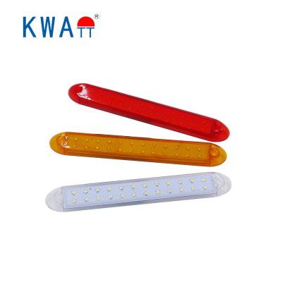 China Polycarbonate Lens KWATT Factory CE RoHS 12V 24V 4.8W IP67 Car RV Cabin Side Beacon for RV, Van, Vehicle, Interior LED Cabin Light for sale