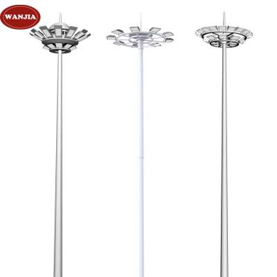 China Sports Stadiums High Quality IP65 Custom Galvanized Mast Light Pole 30m for sale