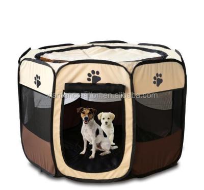 China Sustainable Oxford Cloth Pet Playpen, Folding Dog Playpen, Octagon Pet Pen for sale