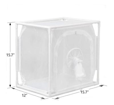 China Liveable Habitat Insect Cage Butterfly Mesh Reptile Cage With Sleeve Outdoor Breeding Cage For Insect for sale