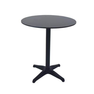 China (Other) Custom Height Adjustable Restaurant Table For Sale HPL Round Cafe Dining Tables for sale