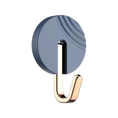 China Sustainable Punch-free traceless strong load-bearing viscose light luxury porch kitchen door key clothes sticky hook on the wall for sale