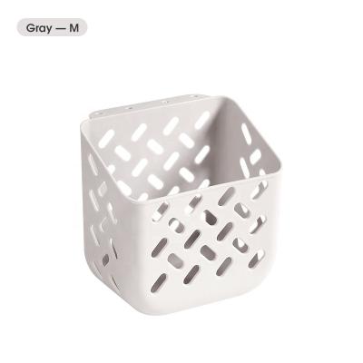 China Modern Bathroom Dirty Clothes Washing Storage Baskets Move Easily Laundry Plastic Storage Basket With Handle for sale