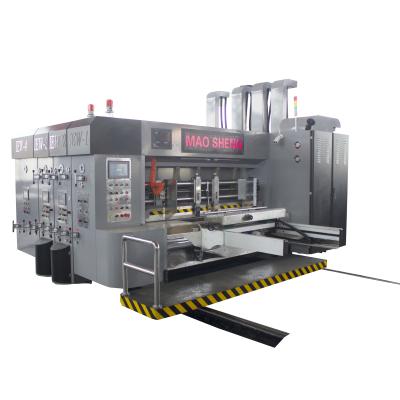 China Carton box carton box printing machine corrugated printing machine with slotter high speed automatic printing slotting machine shape die-cutting china for sale