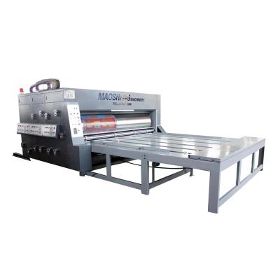 China Corrugated Cardboard Box Flexo Printing MS - D Series Semi-automatic Ink Printing Slotting Die Cutting Machine for sale