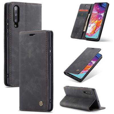 China Premium Leather Shockproof Magnetic Book Wallet Card Holder Phone Case CaseMe Flip Cover For Samsung Galaxy A72 A22 A42 A02S A52 A32 5G A12 for sale