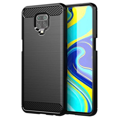 China Brushed Texture For Xiaomi MI 10 9Lite CC9 9T Pro Phone Case Redmi Note 9S 7A 8A K20 K30 Brush Texture Carbon Fiber TPU Shockproof Cover for sale