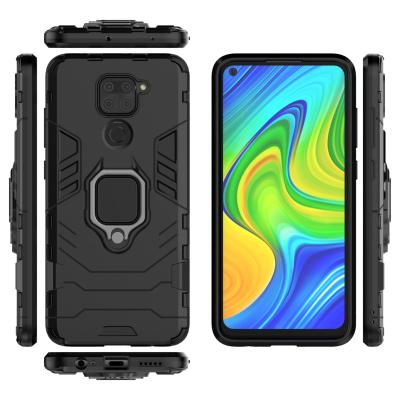 China Hybrid Shockproof Armor Car Ring Stand Phone Case For Xiaomi Redmi Note 9S 9 8 Pro 7 7A 8A MI 10 Lite 9T 9 SE Hard Back Cover for sale