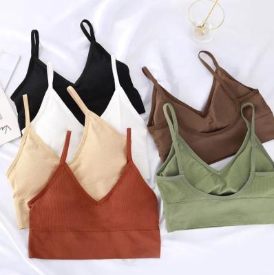 China OEM Service Backless Breathable Seamless Bra Women High Impact Sports Bra For Yoga for sale