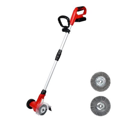 China VERTAK 18V Battery Power Garden Grass Cutter Cordless Edger Tool Lawn Weed Brush Cordless Weed Brush for sale