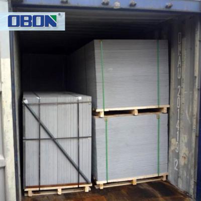 China Cheap Partition Walls Insulation Board For Wall OBON Exterior High Density Eco-friendly Cheap Fiber Reinforced Partition Wall Board Singapore for sale