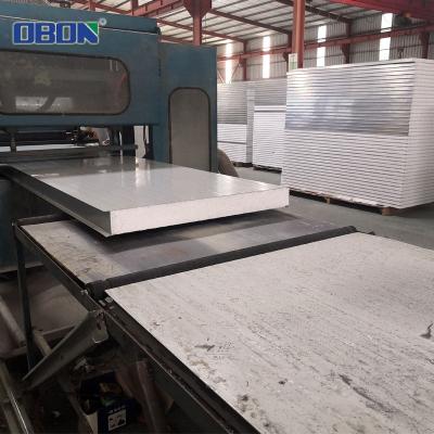 China OBON Factory Price Contemporary Cheap Housing Building Materials Precast Cooler Exterior EPS Wall Sandwich Panels for sale