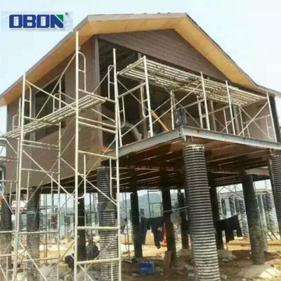 China OBON Small House Light Steel Structure Modern Prefab Sandwich Panel Villas for sale