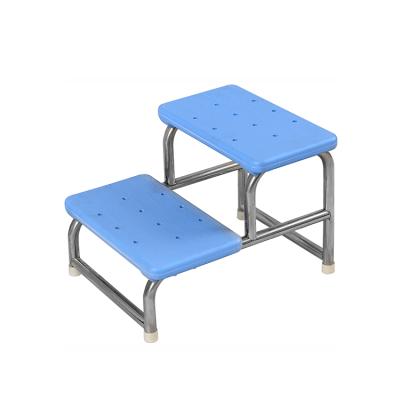 China Modern Hospital Double Layer Stainless Steel Step Nursing Stool for sale