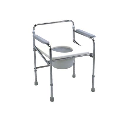 China Hospital Homecare Toilet Commode Medical Aluminum Movable Chair KL-FS896 for sale