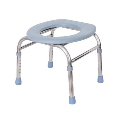 China Precision Welded Stainless Steel New Product Introduction Can Be Used As White Steel Bath Chair Commode en venta