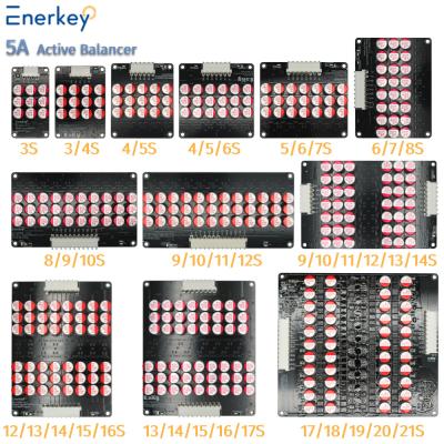 China 5A Active Balancer BMS 3S 4S 5S 6S 7S 8S 10S 12S Lifepo4 LTO Lithiumbatterij Equalizer Te koop